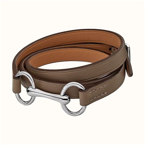 bracelet mors de cheval hermès|Bracelet Héritage Equestre Triple Tour .